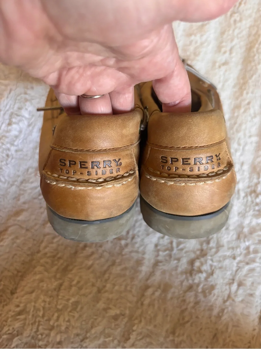 Sperry Topsider Classic Sahara  Leather Boat Shoes
